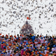Image for article titled China's Massive Victory Day Parade Was Long On Weapons But Short On Power Players